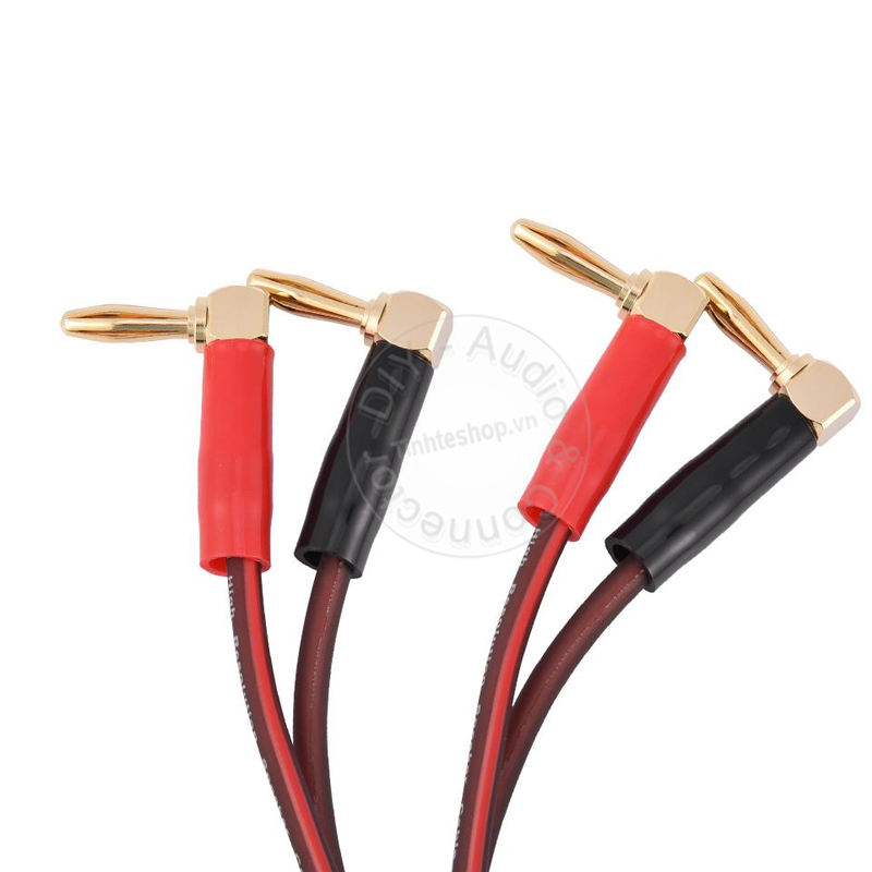 Jack bắp chuối bẻ góc 4 chiếc cắm cho Loa Âm ly