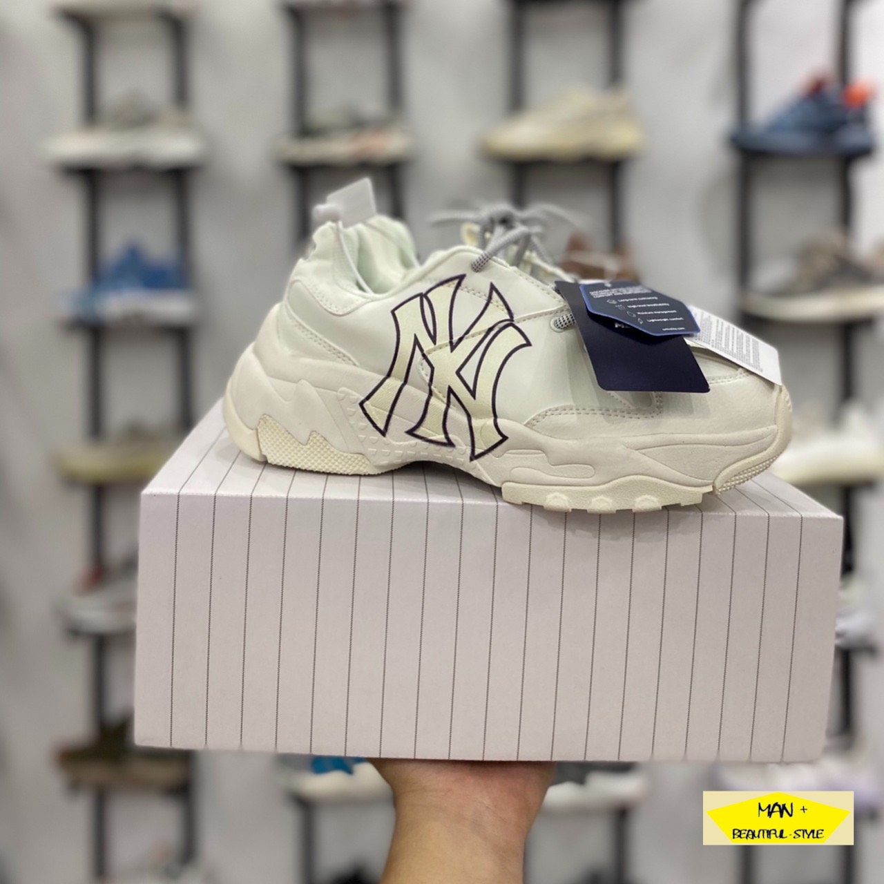 free ship + SALE CỰC SỐC Giày thể thao MLB BIG BALL CHUNKY P
