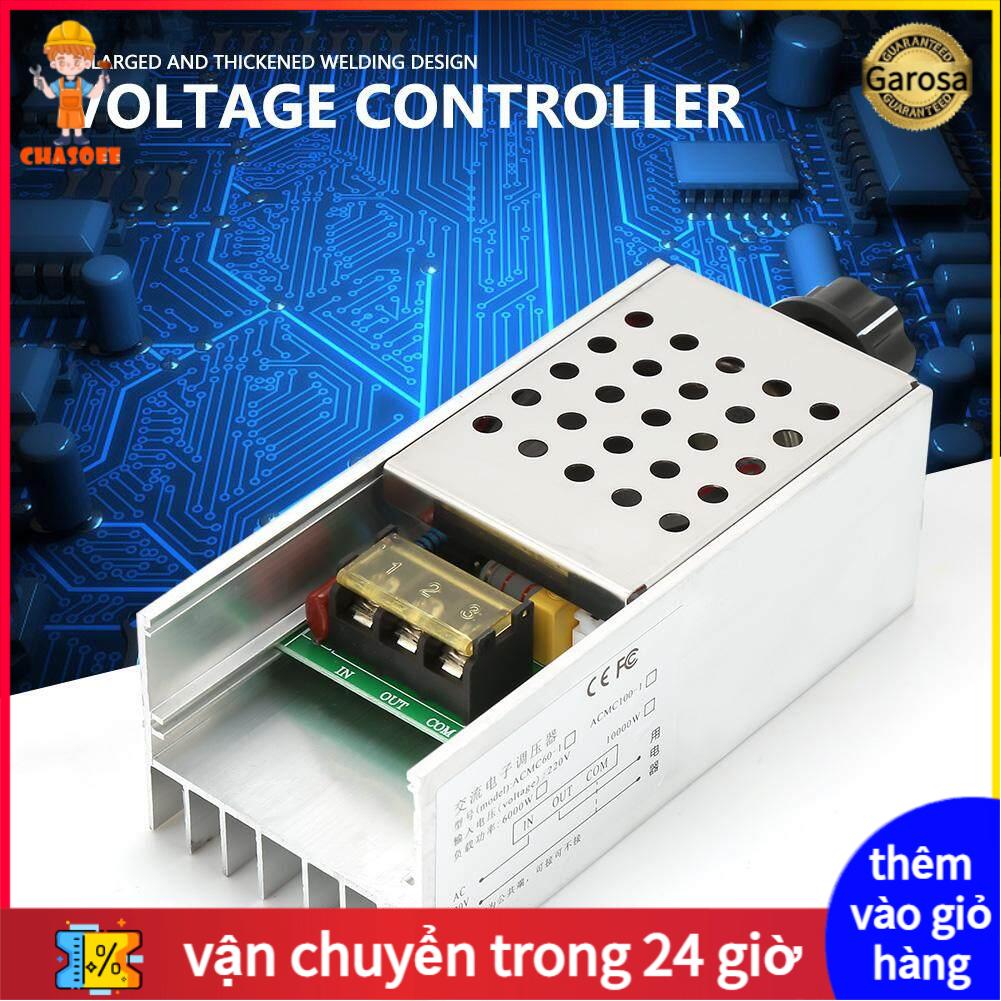 chasoee 6000W AC 220V SCR Electric Voltage Regulator Dimmer Motor Speed Temperature Controller