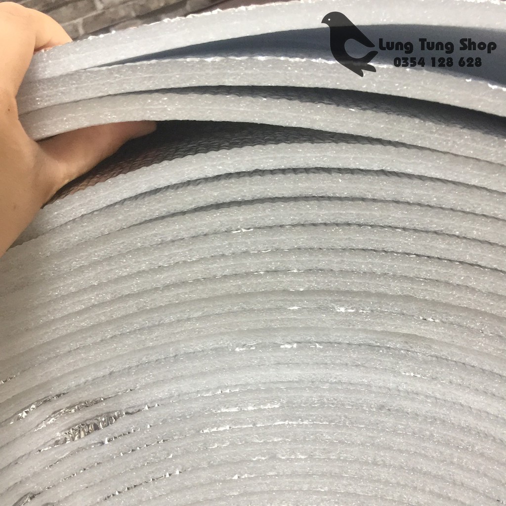 [ cuộn 5m - dày 10ly ] xốp bạc cách nhiệt dày 10mm