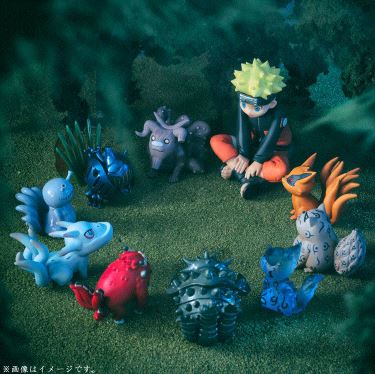 Set Naruto và 9 vĩ thú (size lớn) - Naruto and 9 Tailed Beasts (Big Size)