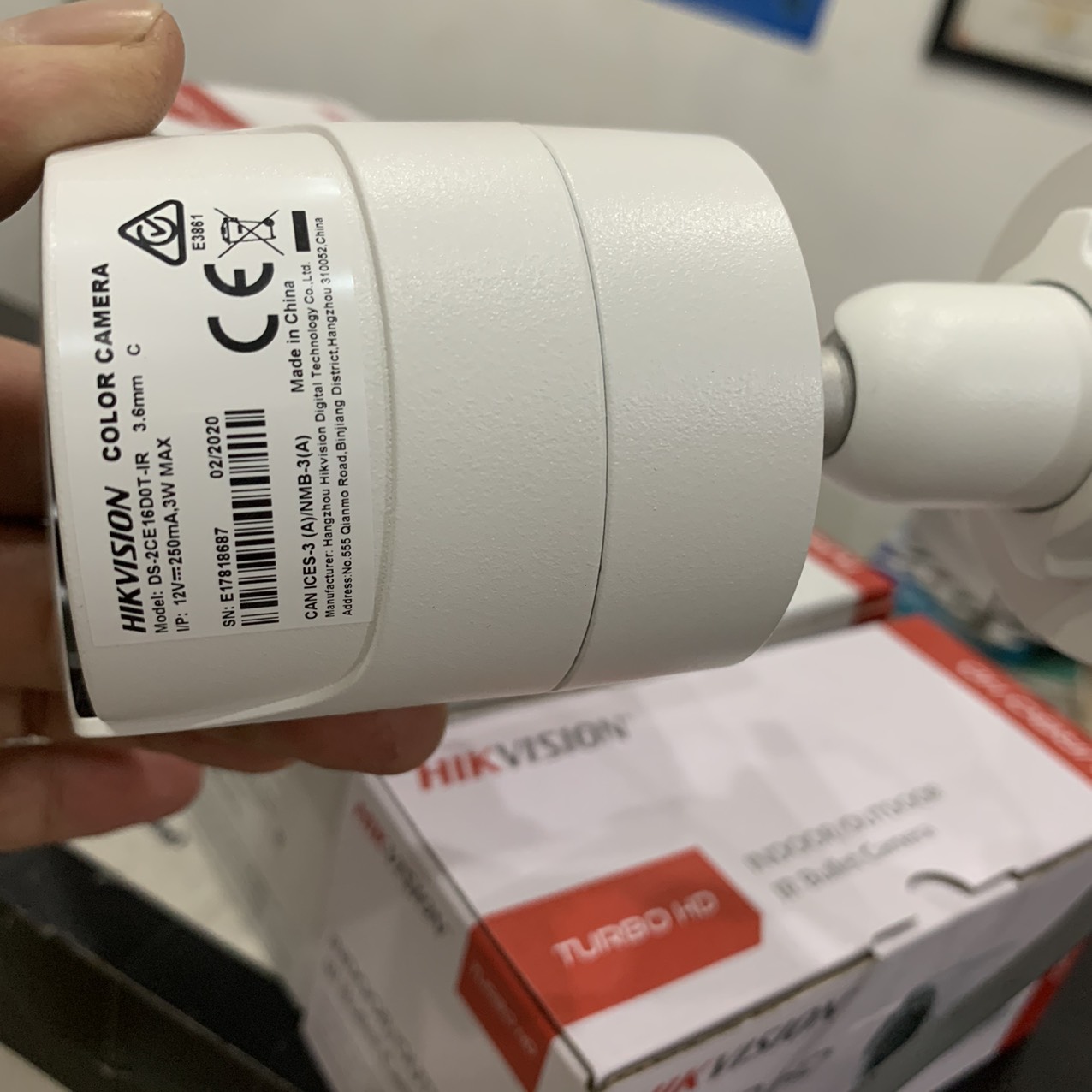 [HCM]Camera quan sát DS-2CE16D0T-IR (HD-TVI 2M)