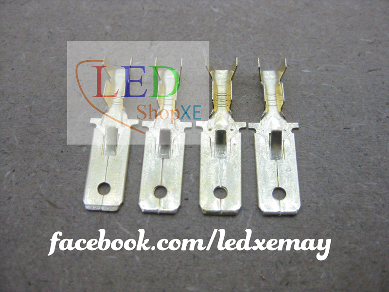 50 Đầu cos đực 6.3mm
