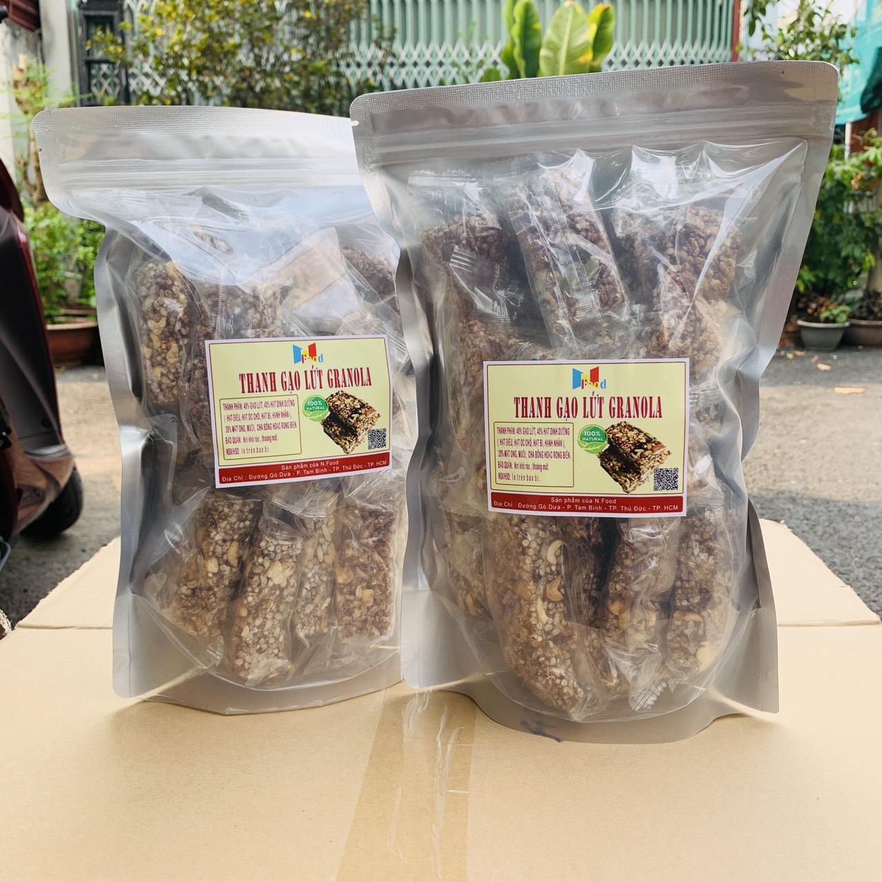 Thanh Gạo Lứt Mix Hạt Dinh Dưỡng & Chà Bông 1KG
