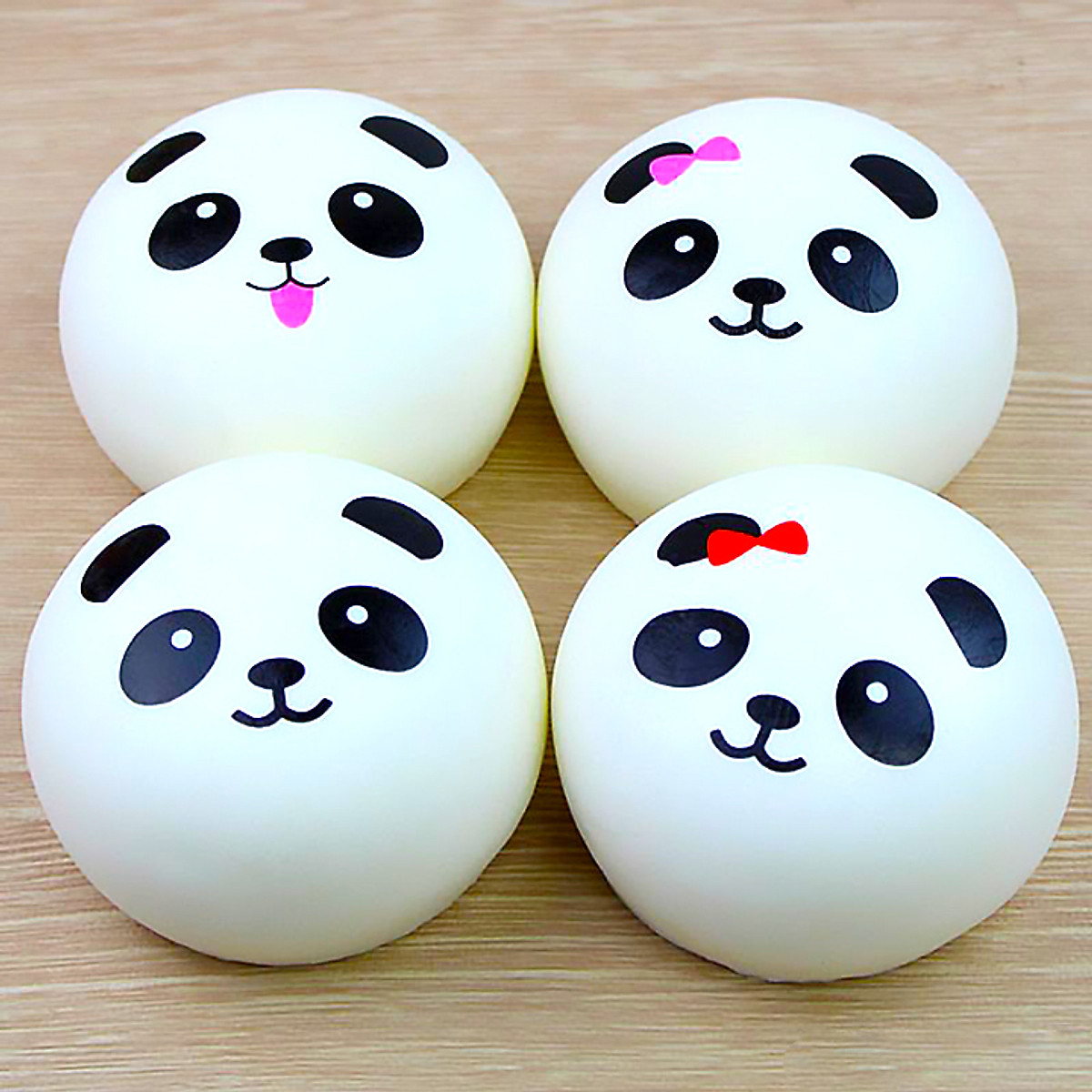 Squishy buns panda side delivery bear random - Toys Babe
