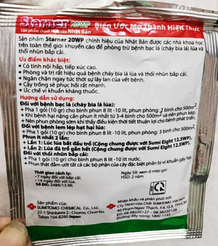 Chống Thối Nhũn Cho Lan - starner 20WP mẫu mới 30g