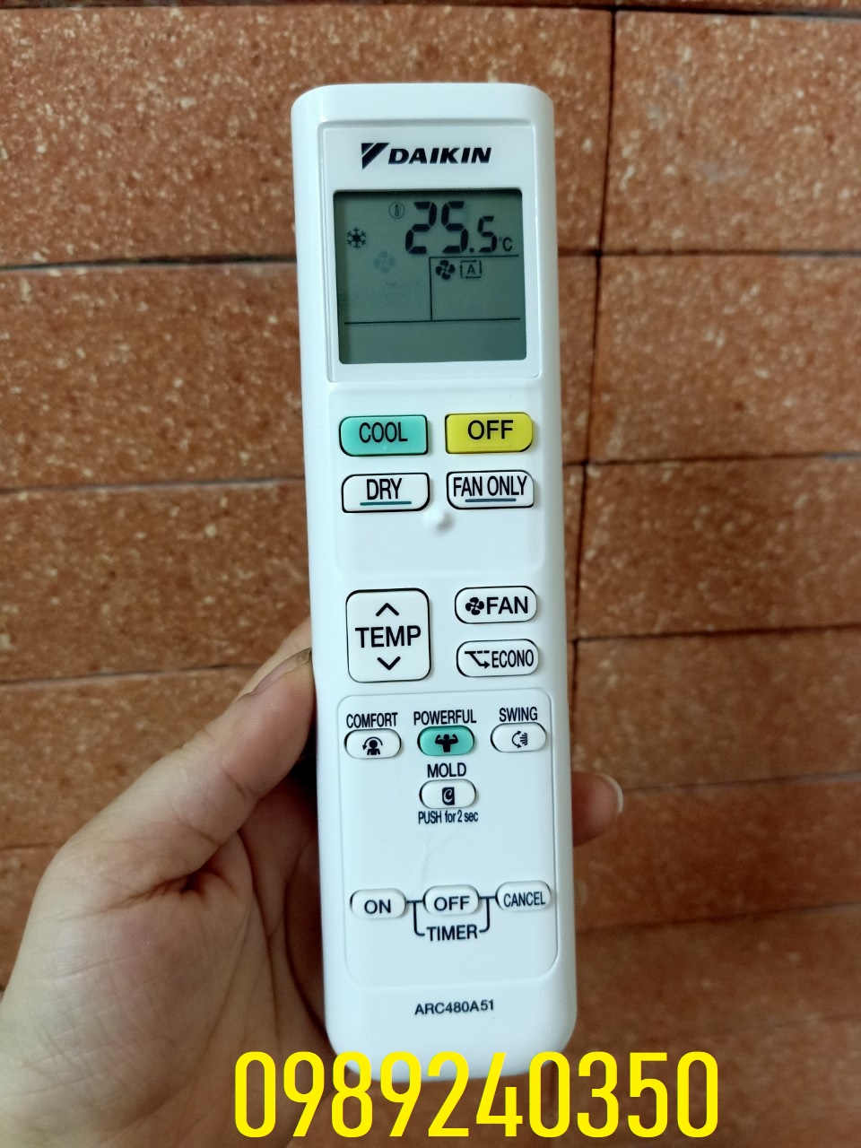 Điều khiển điều hòa Daikin chính hãng