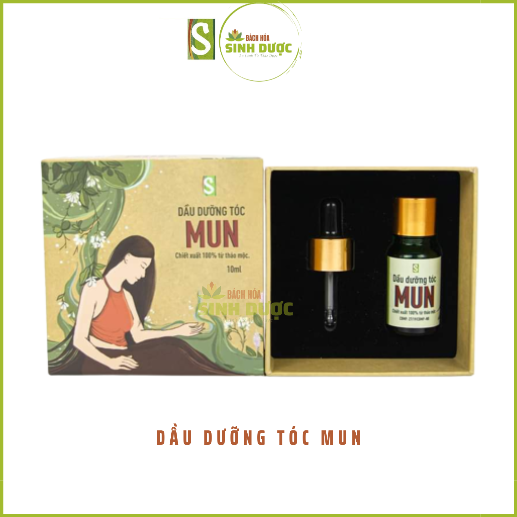 Cao Gội MUN 300ml HTX Sinh Dược- dầu gội thiên nhiên từ thảo dược