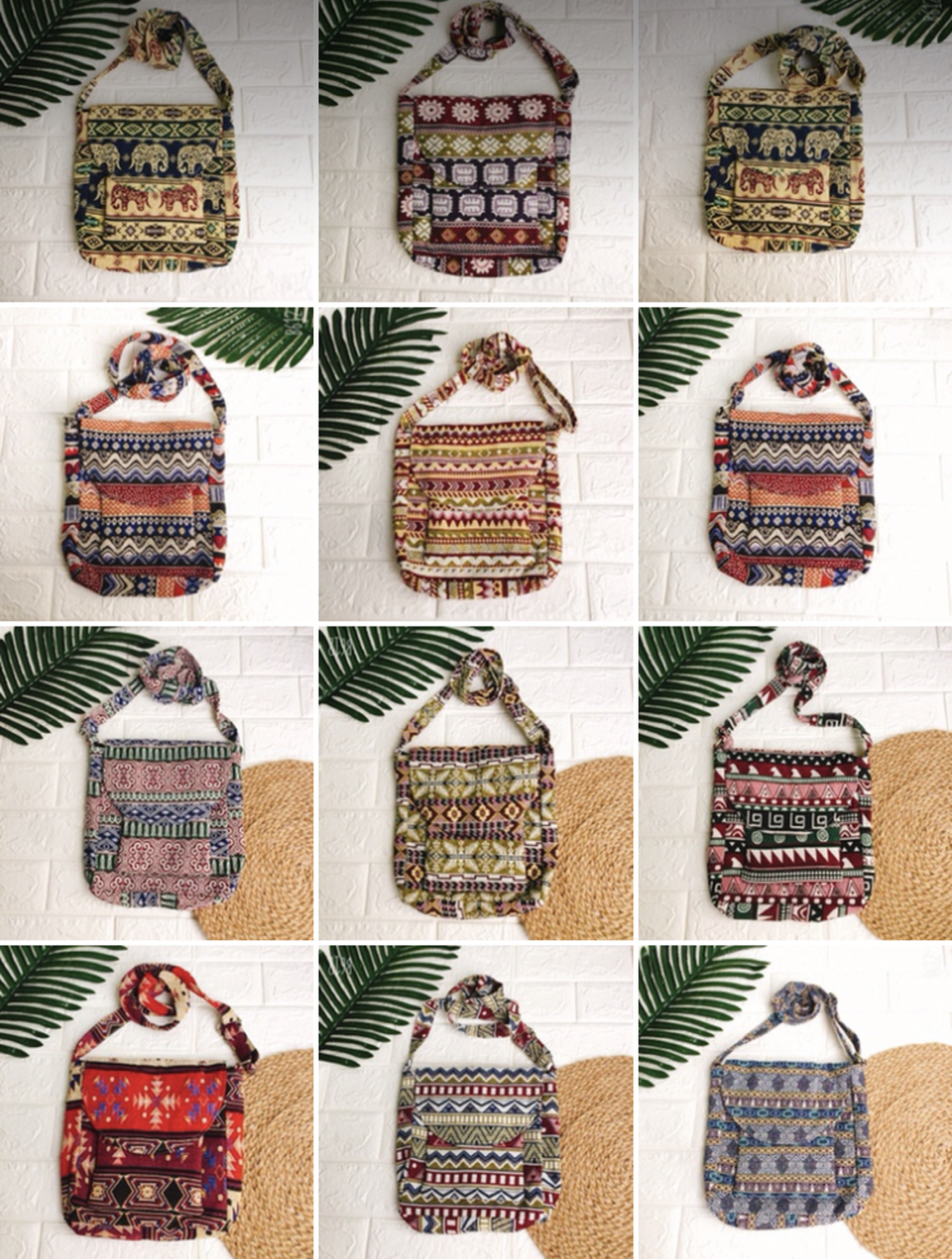 [HCM]Túi đeo chéo thổ cẩm nam nữ MC