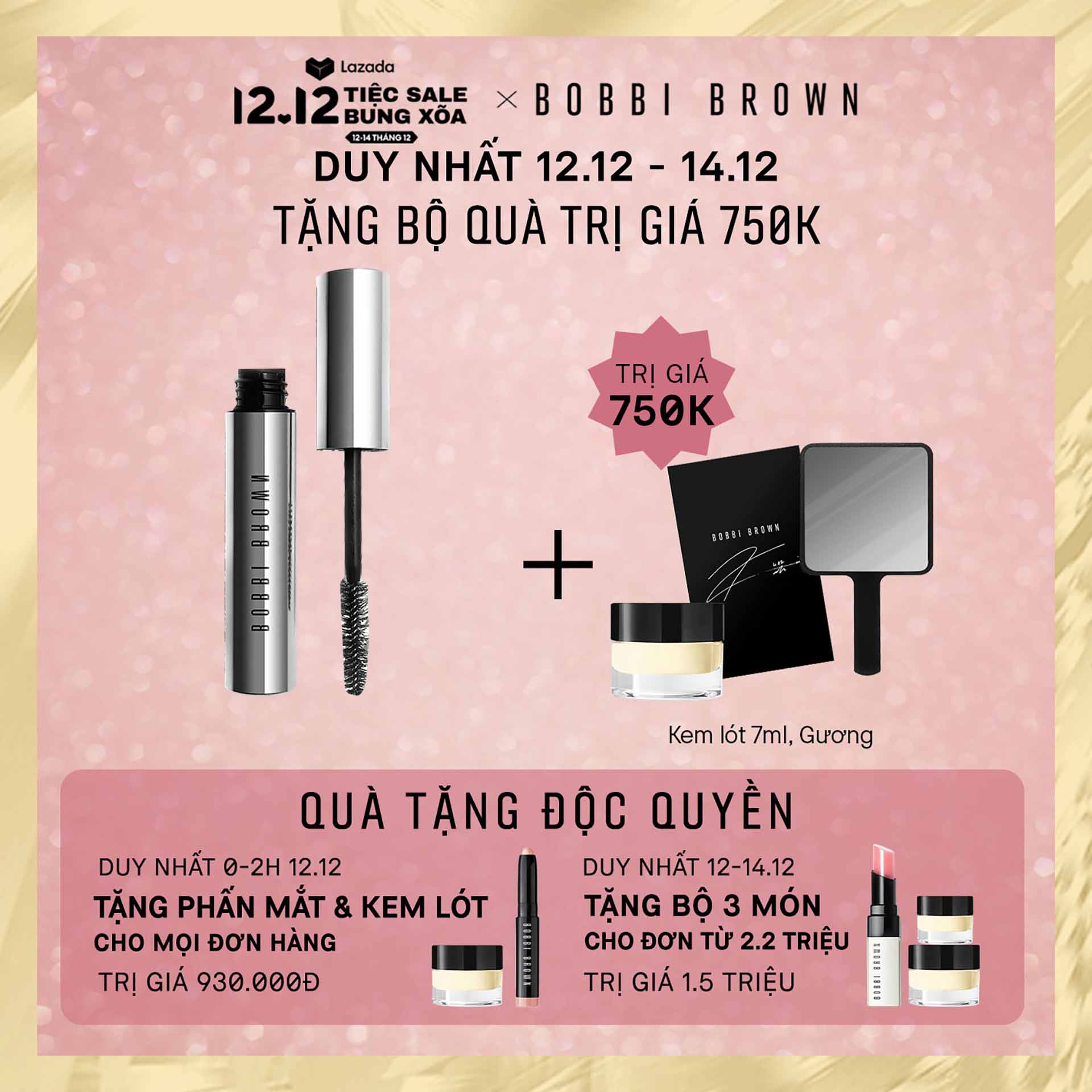 Mascara làm cong và dài mi Bobbi Brown No Smudge Mascara 5.5ml