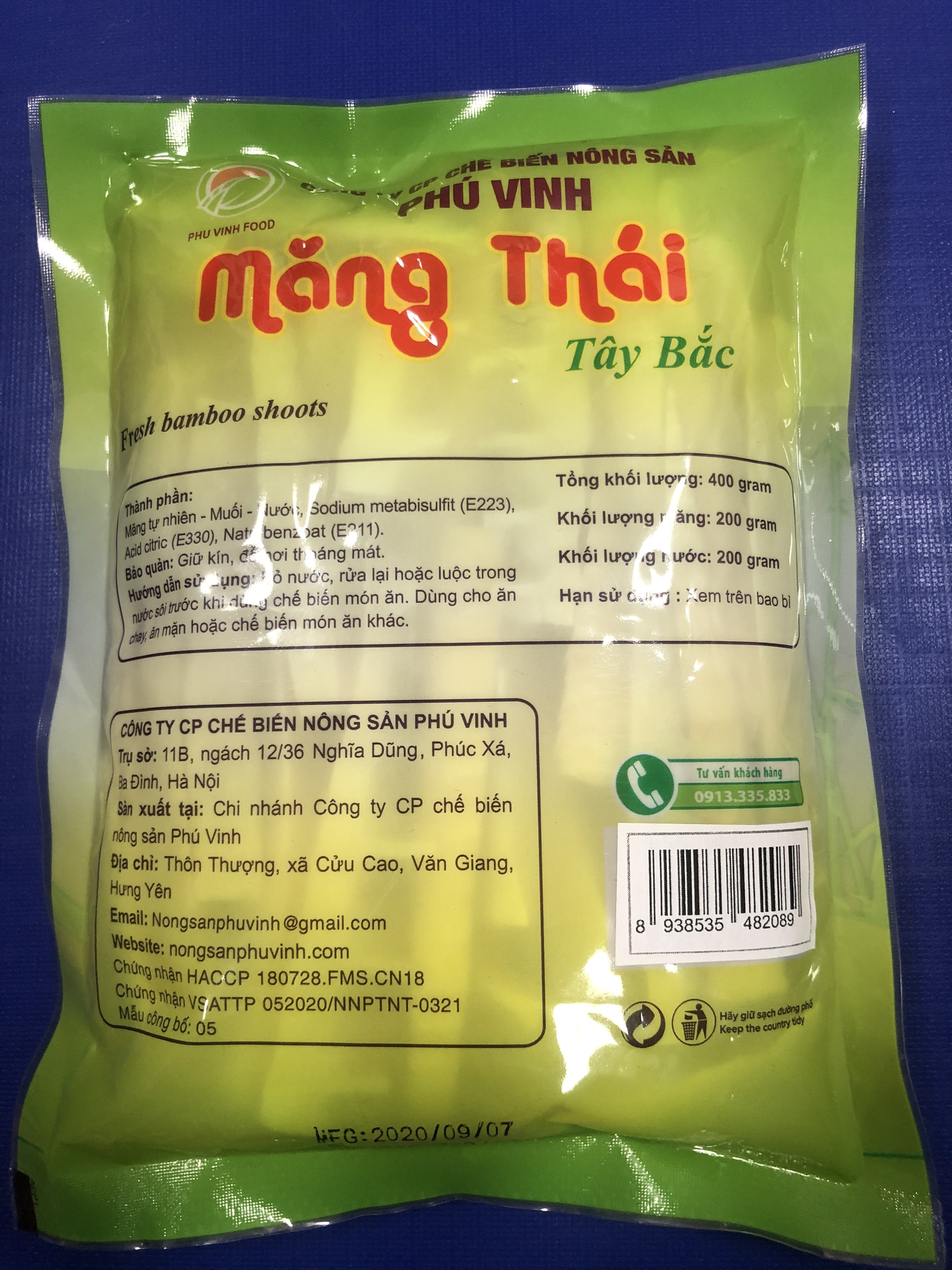 Măng Thái (gói 200g) - 00017