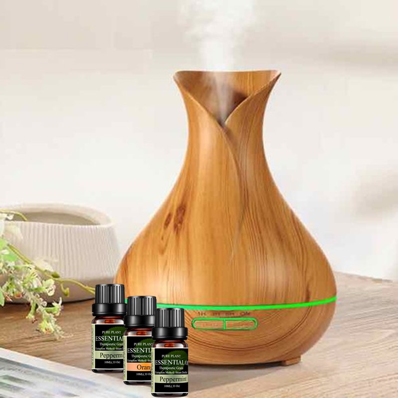 Combo 2 Tinh Dầu Thiên Nhiên cam và bạc hà xua tan căng thẳng mệt mỏi thanh lọc không khí khử mùi hôi trong phòng