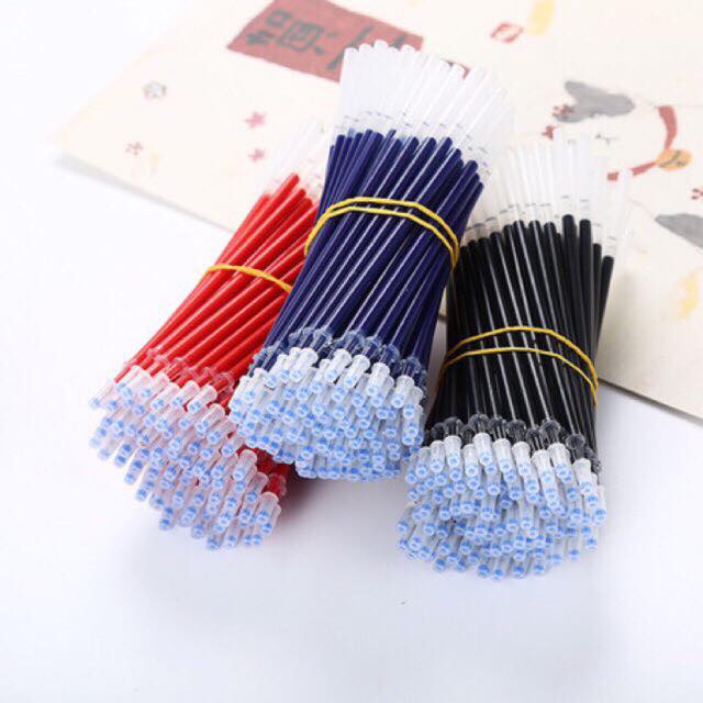 ComBo 100 Chiếc Ruột Bút Mực Nước màu Xanh