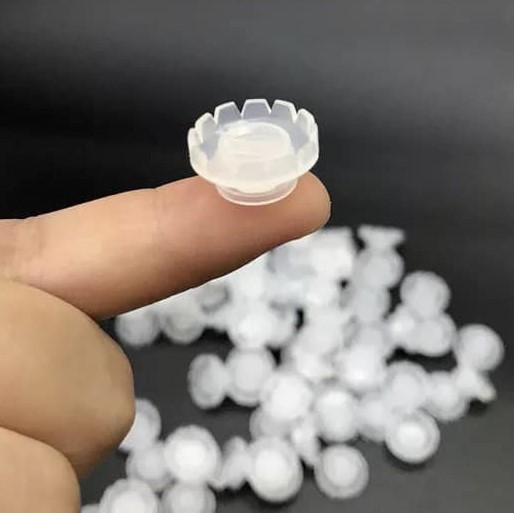 Nút đựng keo 2 ngăn tạo fan mi_ nút tạo fan nối mi thần thánh_nút để keo mi,nút để mực phun xăm_phụ liệu mi hà