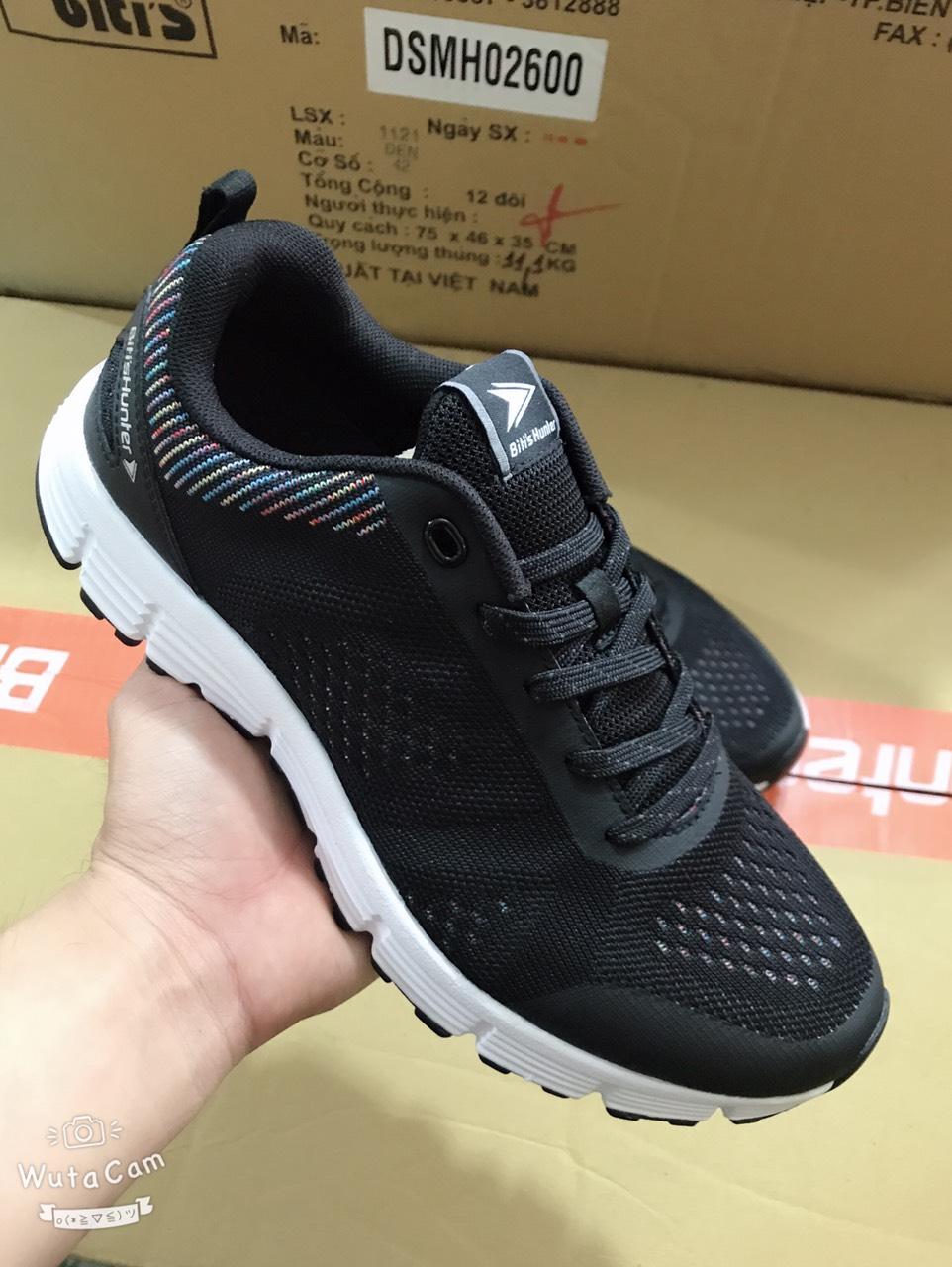Giày Sneaker Nam Hunter 2019, DSMH02600DEN, Đen