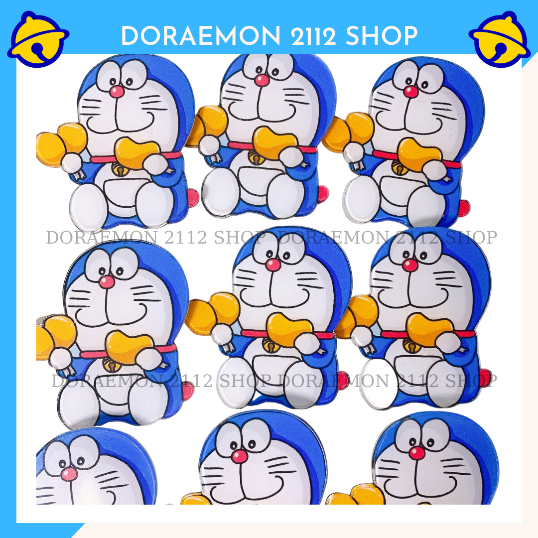 Huy hiệu Doraemon cài áo - trang trí balo