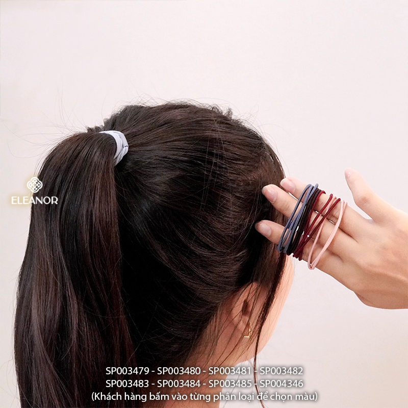 Dây buộc tóc nữ Eleanor Accessories dây cột tóc thun basic phụ kiện tóc 3479