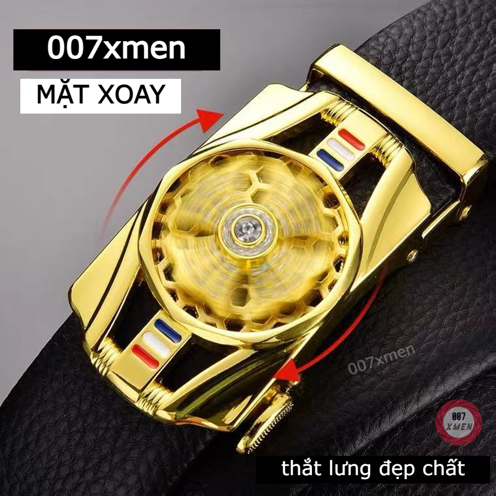 Thắt Lưng Nam Mặt Xoay / Thắt Lưng Da Nam Khóa Tự Động Cao Cấp Dây Nịt Nam Da Bò