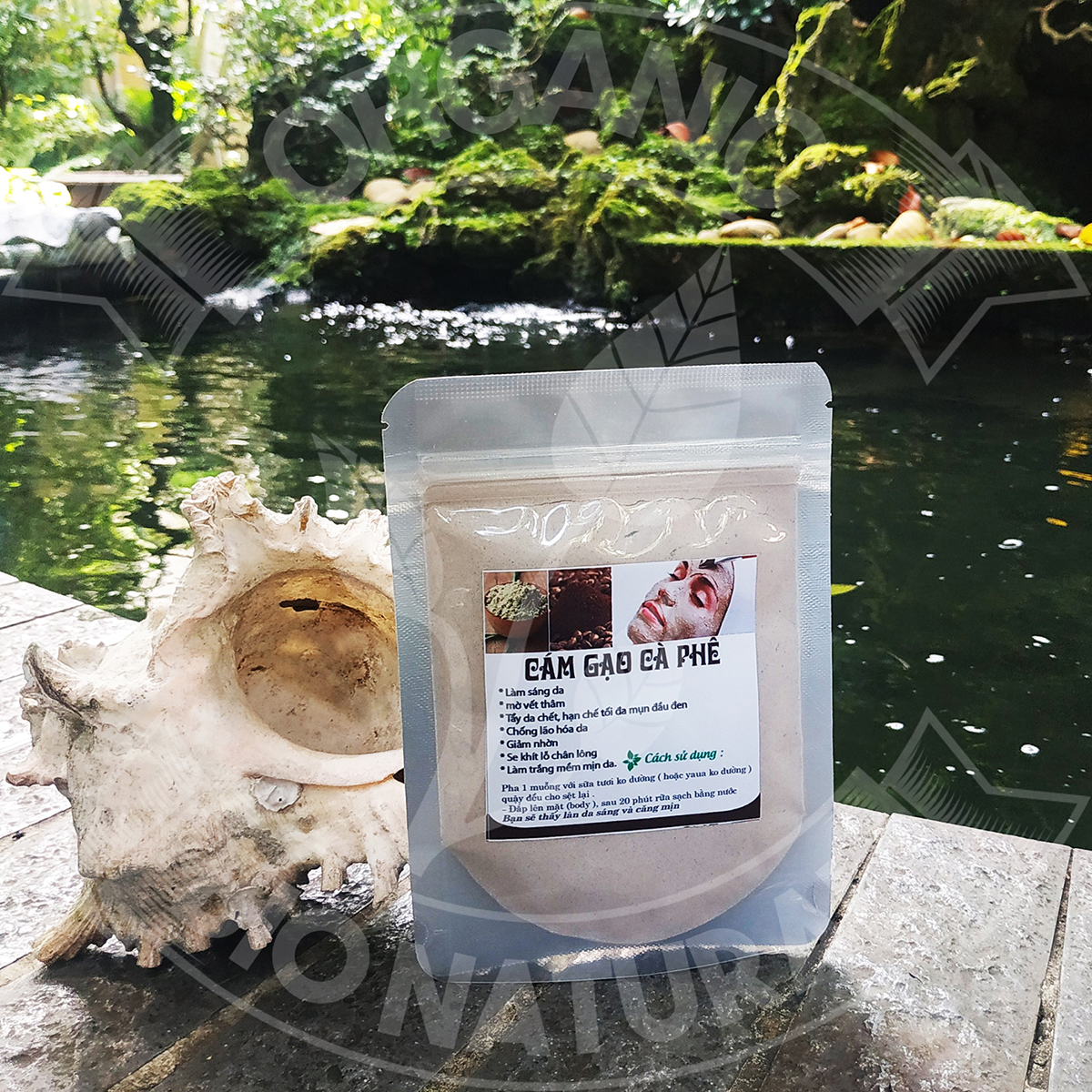 [HCM][BIONATURAL] Bột đắp mặt Cám Gạo Cà Phê handmade 50gr