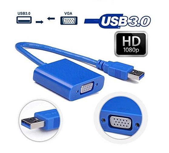 Cáp chuyển đổi tín hiệu USB 3.0 sang VGA Video Display External