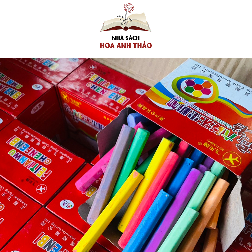 Phấn lục giác nhiều màu viết nét thanh nét đậm
