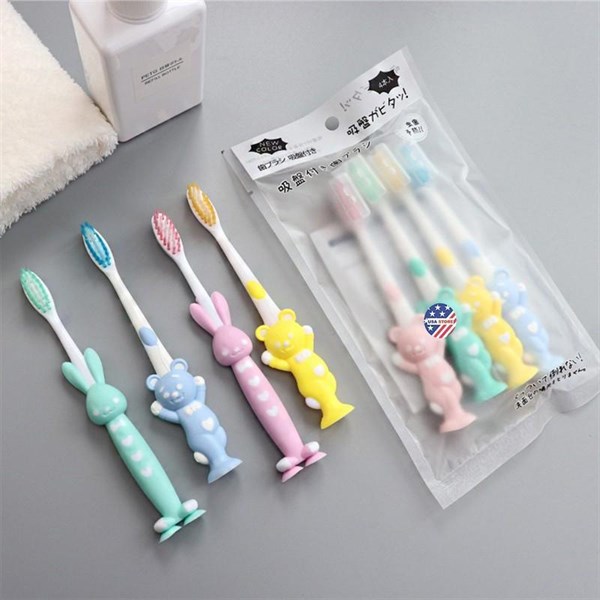 SET 4 BÀN CHẢI HÌNH THÚ