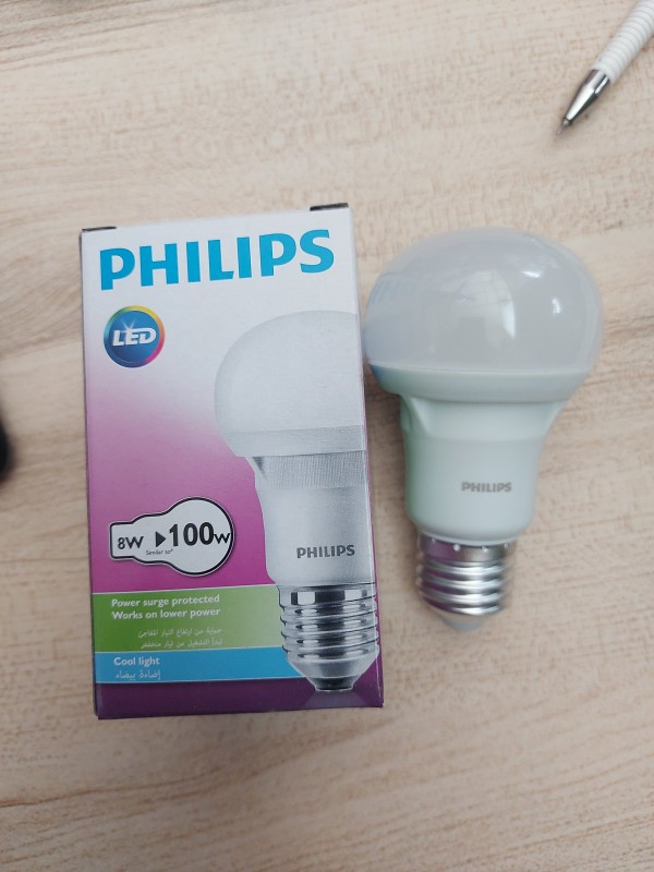 BÓNG ĐÈN LED BULB 8W- PHILIPS-ÁNH SÁNG TRẮNG