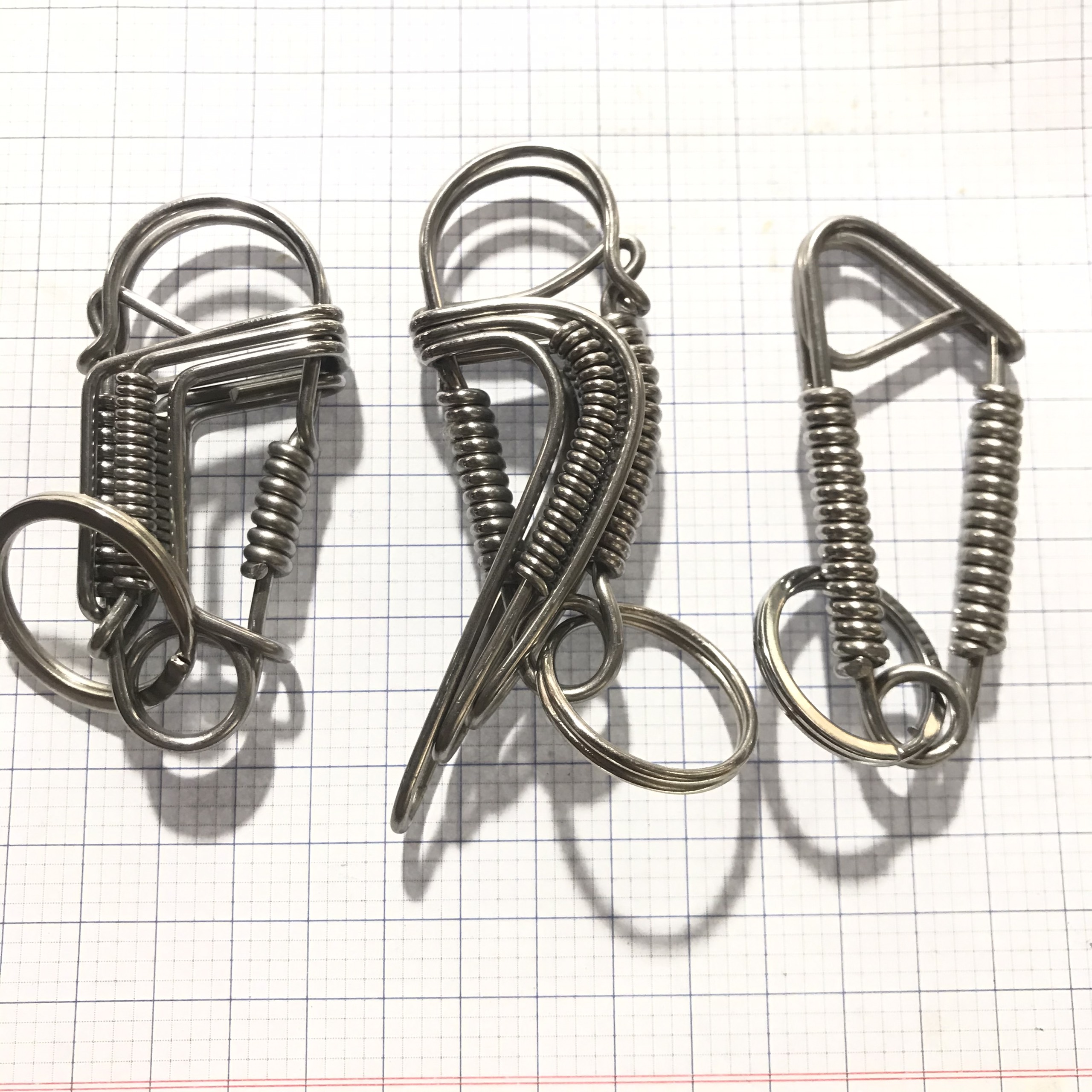 Móc khóa Inox 304 uốn kiểu