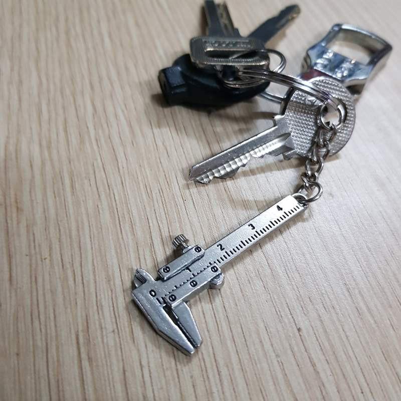 Móc khóa thước kẹp mini 30mm , thước kẹp