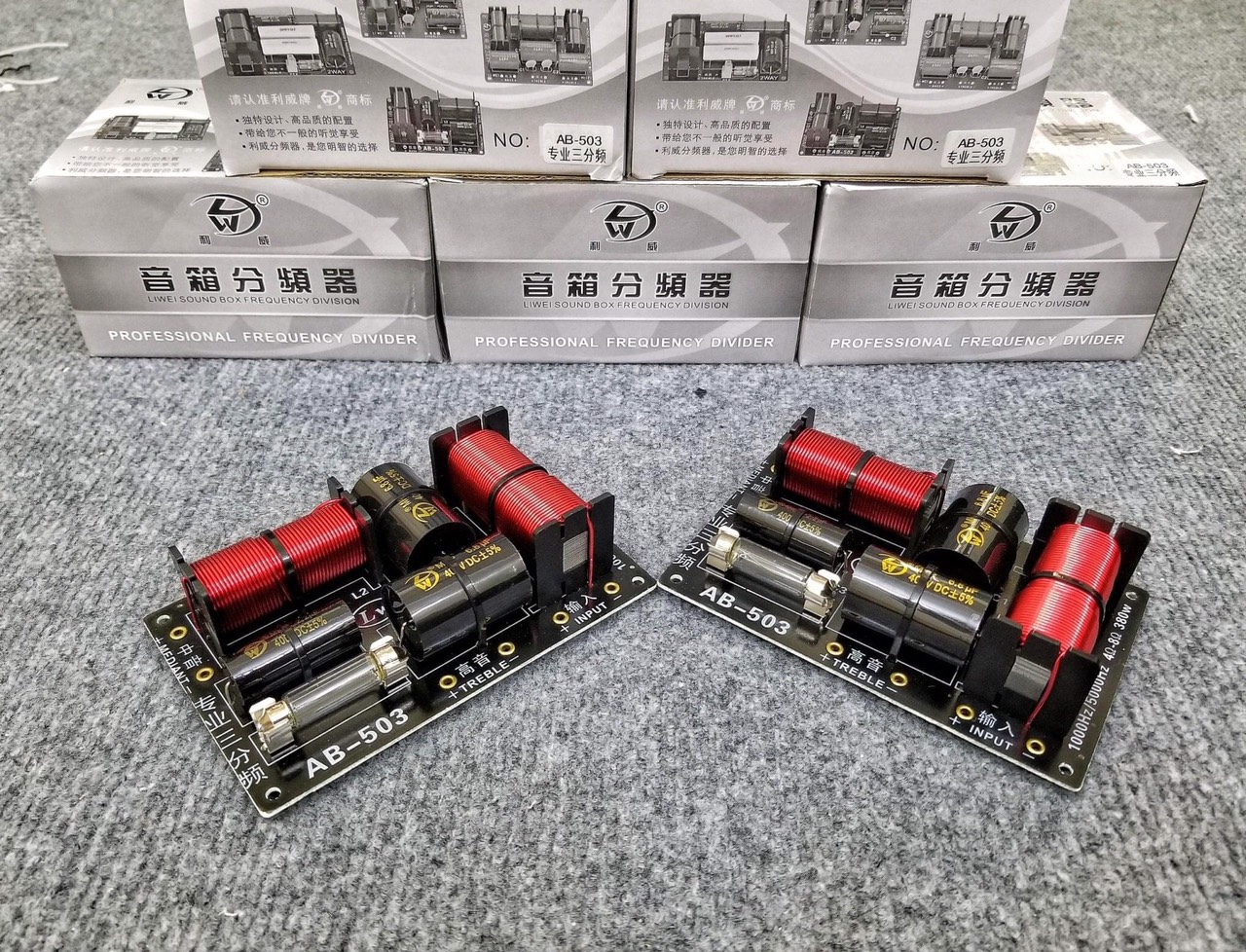 MẠCH PHÂN TẤN CAO CẤP CHO LOA 3 ĐƯỜNG TIẾNG AB-503