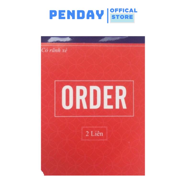 Quyển order 100 trang cacbon - penday store