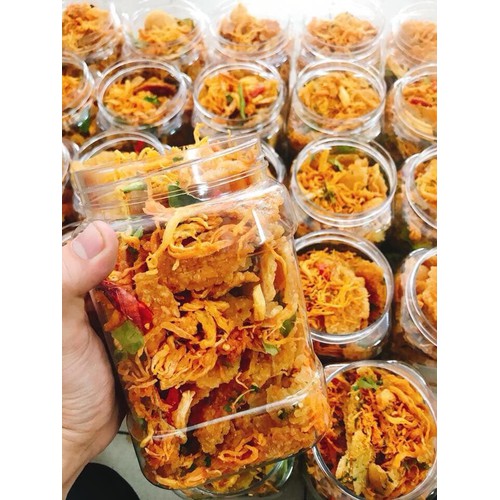 500gr CƠM CHÁY LẮC KHÔ GÀ & KHÔ RUỐC
