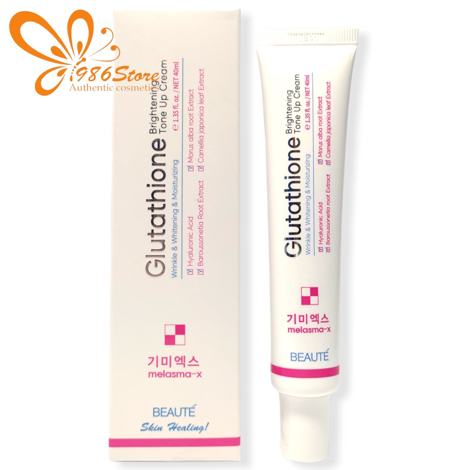 Kem Dưỡng Trắng Melasma X Glutathione Brightening Tone Up Cream 40ml