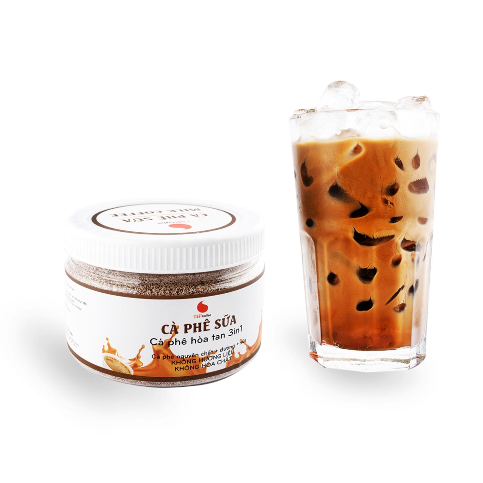 Combo 2 hũ cà phê sữa 3in1 Light coffee - 230gr/hũ