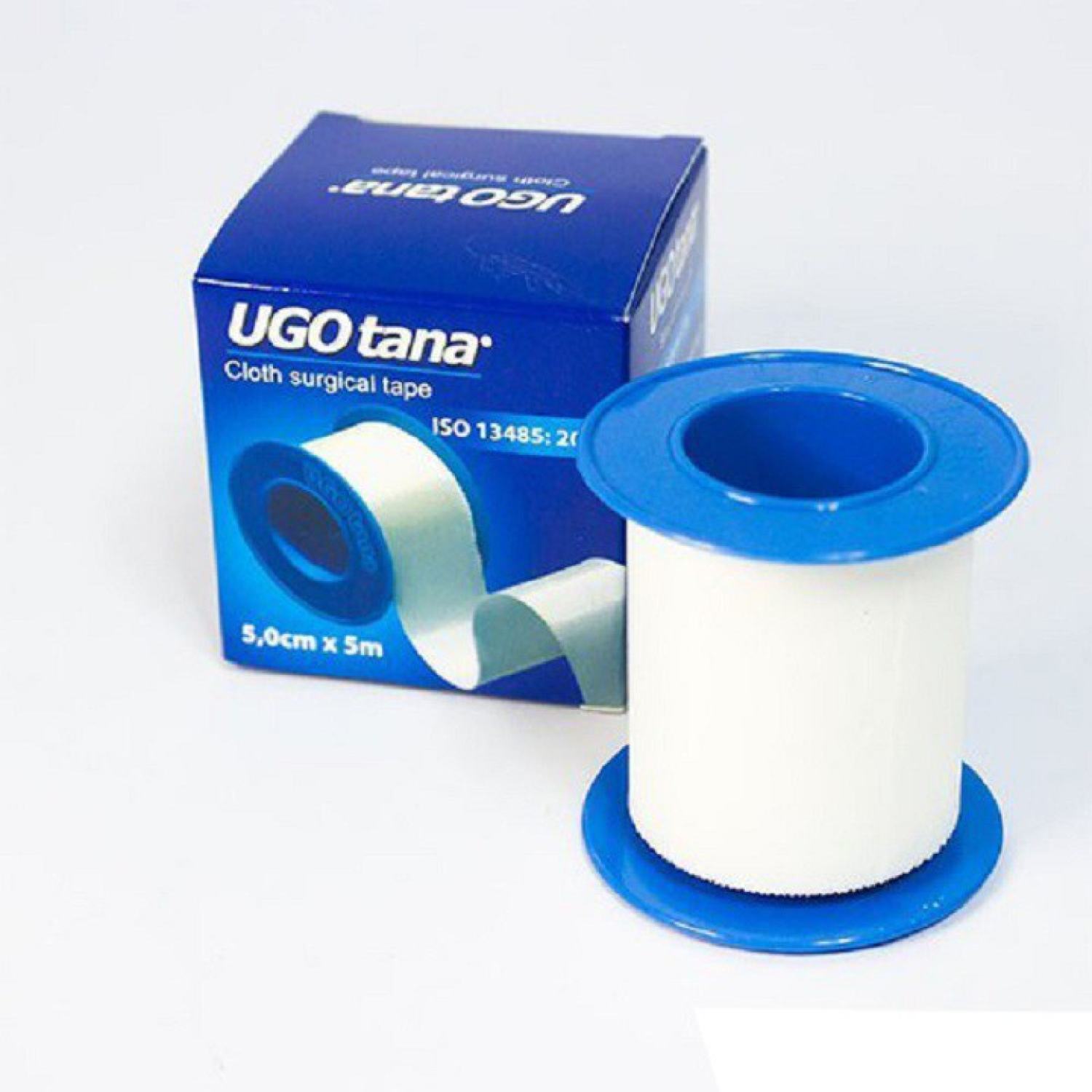 Băng dính cuộn vải lụa y tế UGOTANA kích thước 5cm x 5m [ 1 cuộn ]