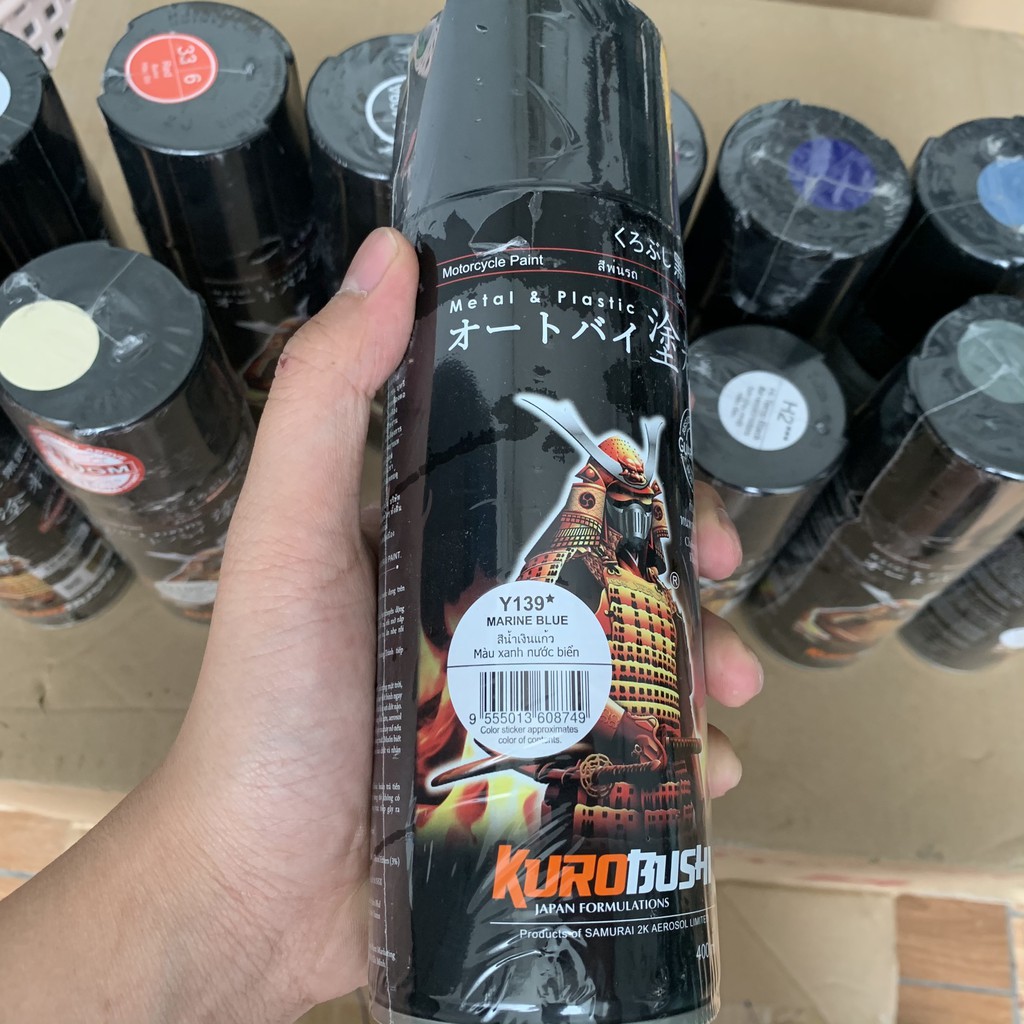 Sơn Samurai sơn xịt xe máy H391** MÀU NÂU HẠT DẺ