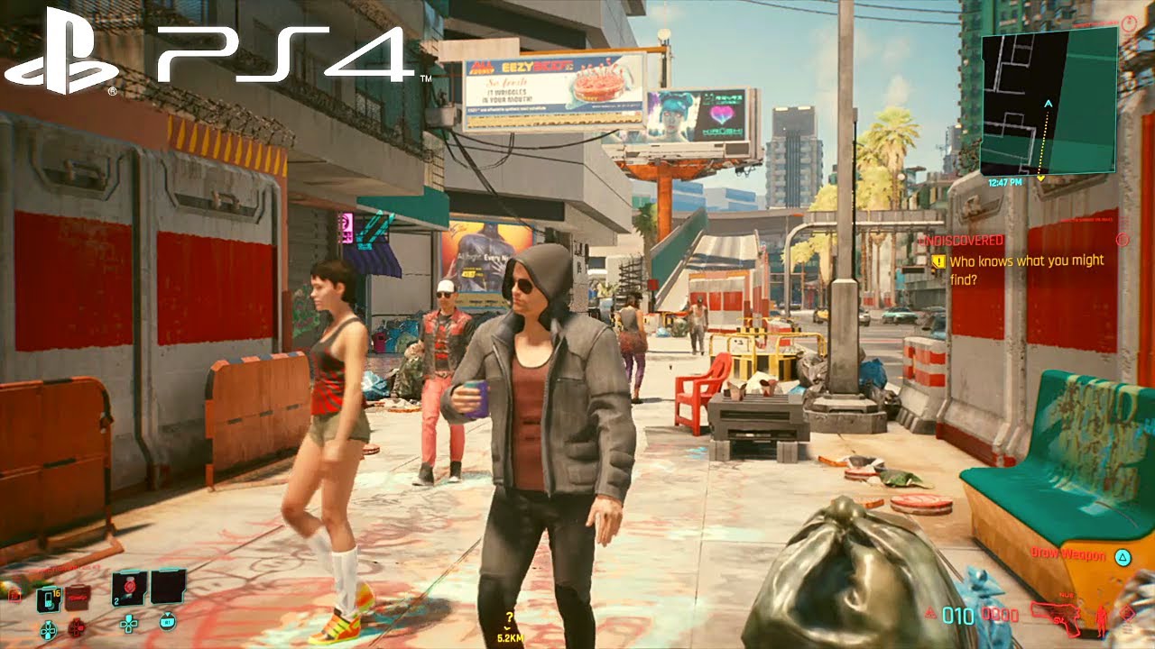 Đĩa Game Cyberpunk 2077 cho máy PS4 PS5