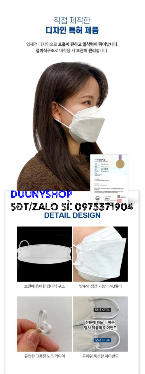 Khẩu trang Hàn Quốc KF94