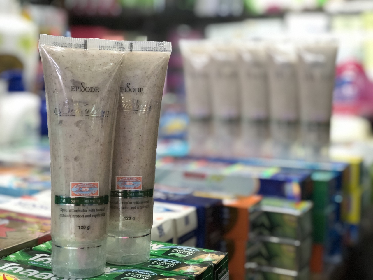 SỮA RỬA MẶT HẠT MƠ BEAUMORE 120g