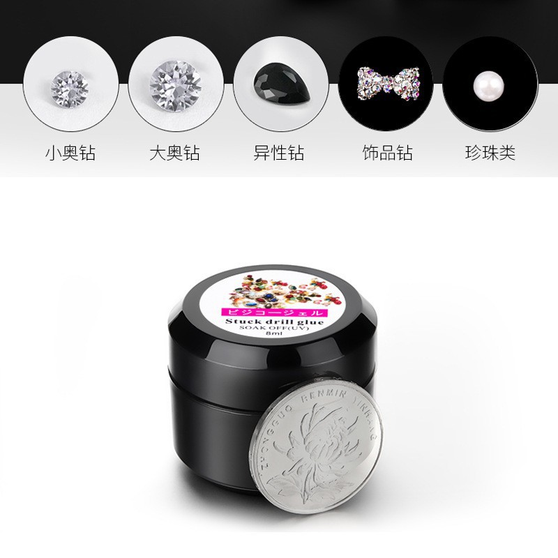 Gel đính đá ( UV/LED) hủ 8ml.
