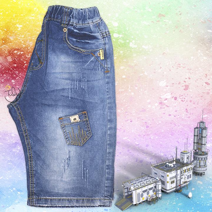 Quần short jean cho bé trai size đại