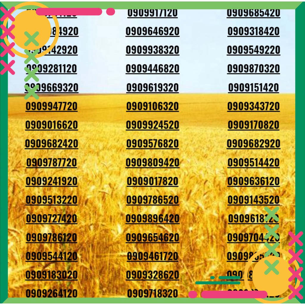 Sim đẹp Số tiến