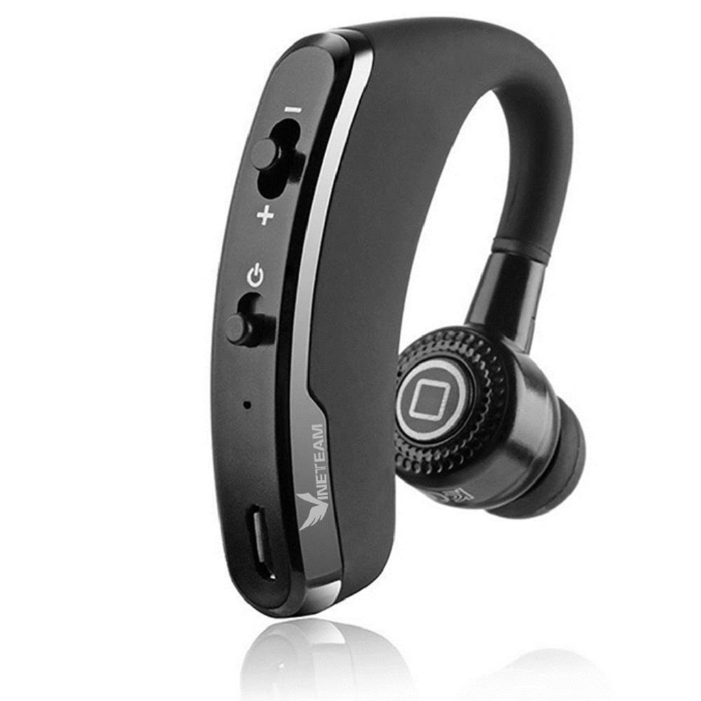 Tai Nghe Bluetooth Không dây V9 / V8 (Đen)  ✔ Điều khiển bằng giọng nói ✔ Chip Bluetooth CSR của Mỹ ✔Tặng kèm cáp sạc ✔ Nút nhét tai nghe