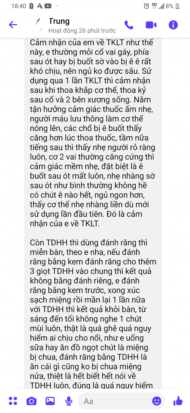 Dầu phong hoàn hảo 100ml