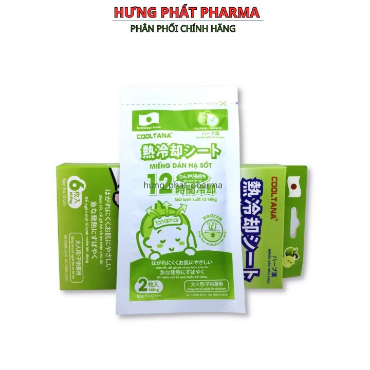 Miếng dán hạ sốt Tanaphar Cooltana