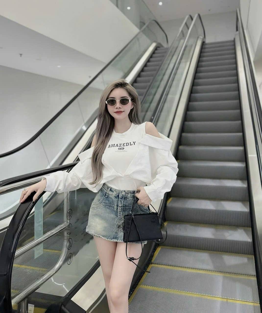 🔥[C252] Áo len Montoghi Dệt kim nữ TRỄ VAI PHỐI SƠ MI hàng Quảng Châu cực HOT - kholenqc