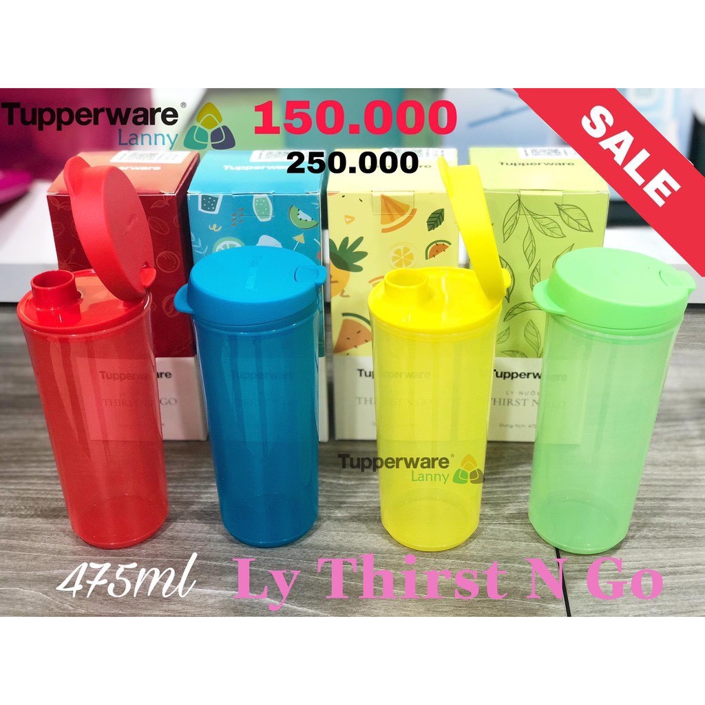 Tupperware - LY NƯỚC THIRST N GO 470ML