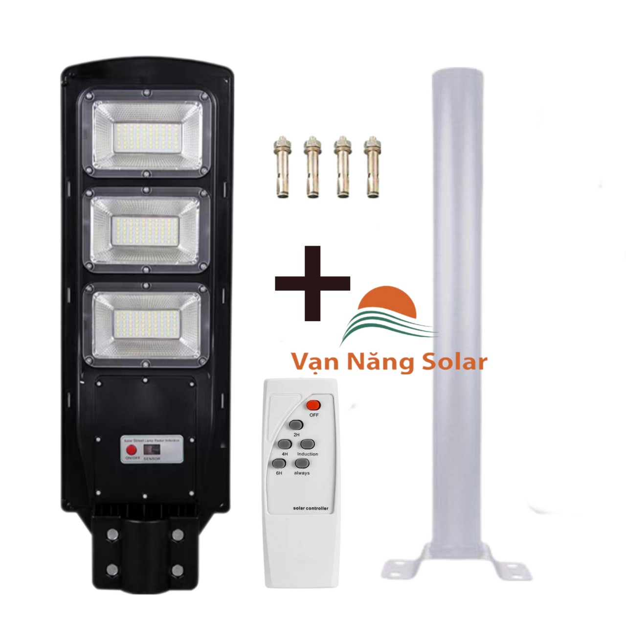 FREESHIPMAX  - Đèn đường năng lượng mặt trời 90w