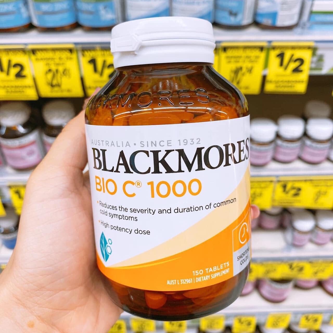 Bio C 1000 - VITAMIN C 1000mg BLACKMORE 150 viên