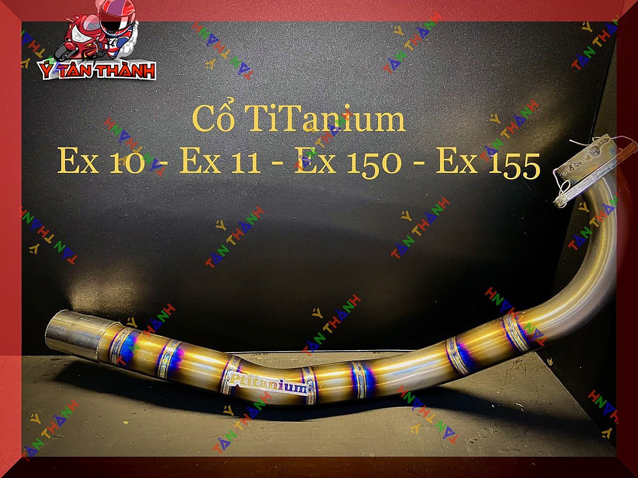 Cổ pô titan xe exciter các đời 2006-2021 MS 14
